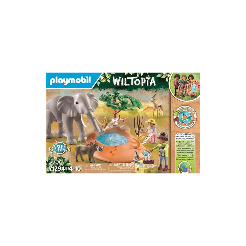 Playmobil Wiltopia 71294 Explorateurs avec animaux de la savane
