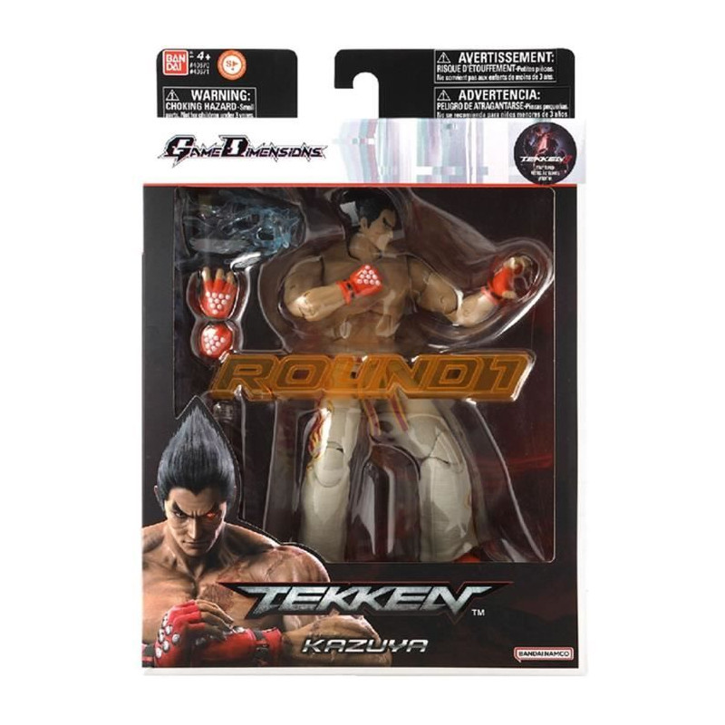 Figurine d'action Tekken - Bandai - Tekken - Kazuya Mishima - Bandai - Game Dimensions - 17 cm