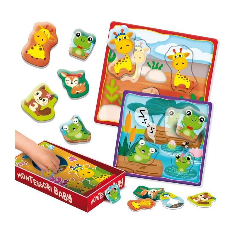 Box play family - jeux d'apprentissage - basé sur la méthode Montessori - LISCIANI