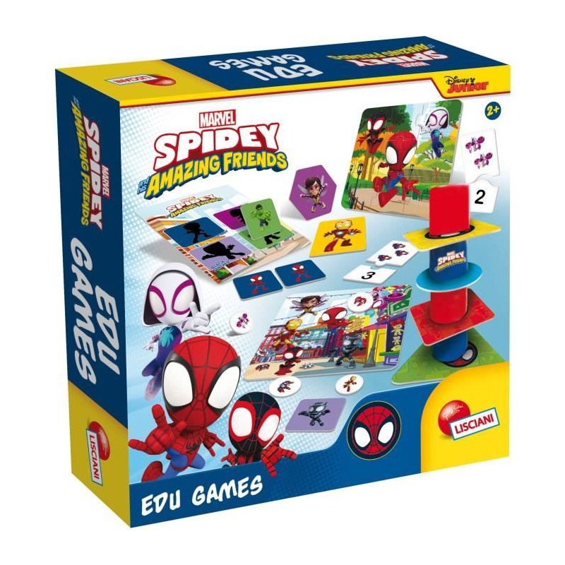 Collection de 10 jeux éducatifs pour les plus petits - Spidey - Edu Games - LISCIANI