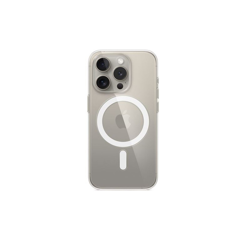 Coque avec MagSafe pour iPhone 15 Pro Transparent