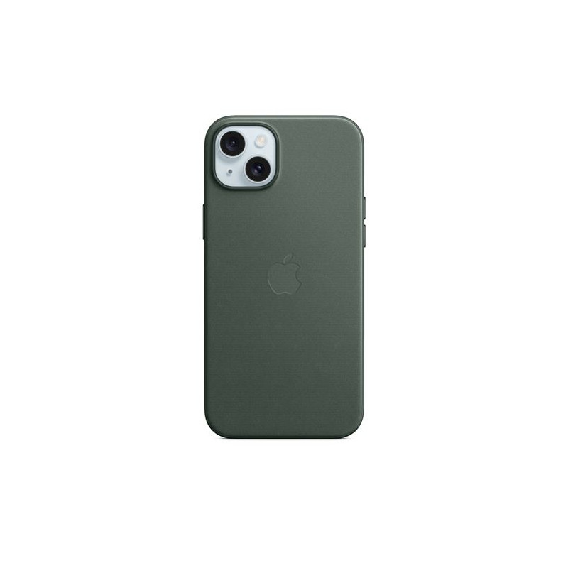 Coque en tissage fin avec MagSafe pour iPhone 15 Plus Chêne vert