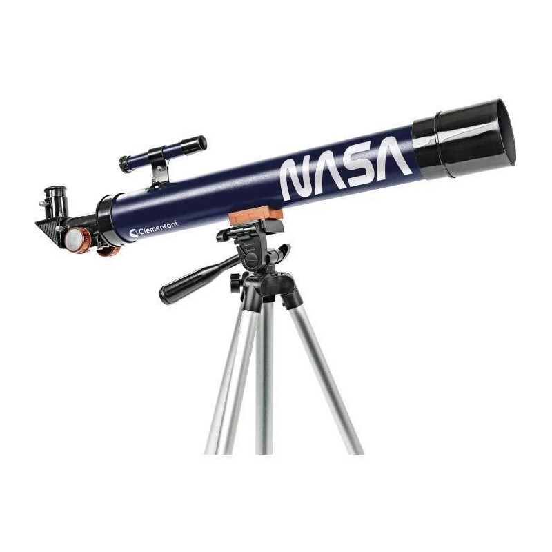 Clementoni - Science et jeau - Télescope NASA objetcif 50mm - Trépied extensible jusqu'a 127 cm