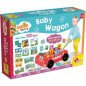 Baby wagon le chariot des enfants - Carotina Baby - avec un jeu d'encastrements et des jeux éducatifs - LISCIANI