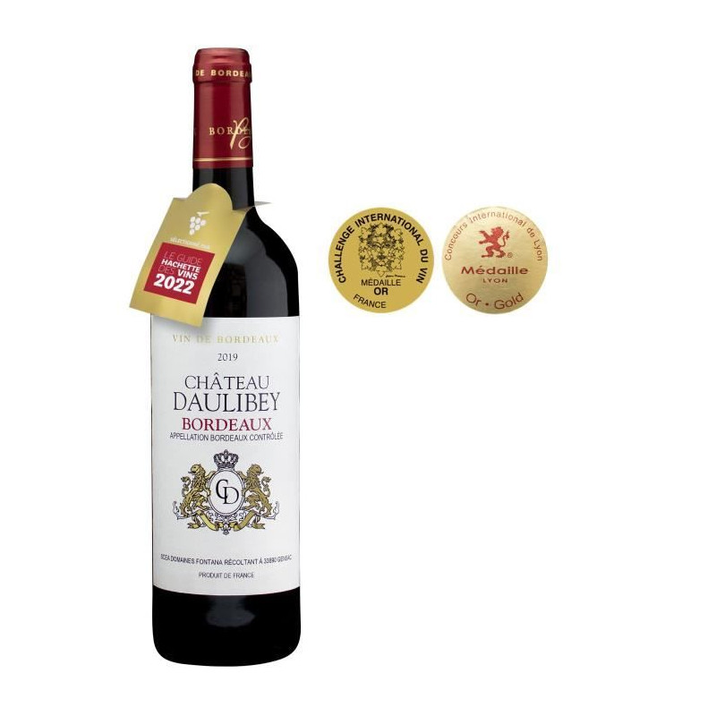 Château Daulibey 2019 Bordeaux - Vin rouge de Bordeaux