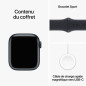 Apple Watch Series 9 GPS + Cellular - 41mm - Boîtier Midnight Aluminium - Bracelet Midnight Sport Band - M/L