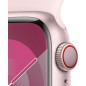 Apple Watch Series 9 GPS - 41mm - Boîtier Pink Aluminium - Bracelet Light Pink Sport Band - M/L