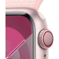 Apple Watch Series 9 GPS - 41mm - Boîtier Pink Aluminium - Bracelet Light Pink Sport Loop