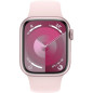 Apple Watch Series 9 GPS + Cellular - 41mm - Boîtier Pink Aluminium - Bracelet Light Pink Sport Band - S/M