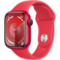 Apple Watch Series 9 GPS + Cellular - 41mm - Boîtier (PRODUCT)RED Aluminium - Bracelet (PRODUCT)RED Sport Band - S/M