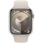Apple Watch Series 9 GPS + Cellular - 45mm - Boîtier Starlight Aluminium - Bracelet Starlight Sport Band - S/M
