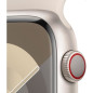 Apple Watch Series 9 GPS + Cellular - 45mm - Boîtier Starlight Aluminium - Bracelet Starlight Sport Band - S/M