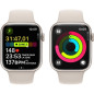 Apple Watch Series 9 GPS + Cellular - 45mm - Boîtier Starlight Aluminium - Bracelet Starlight Sport Band - M/L