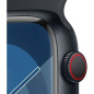Apple Watch Series 9 GPS + Cellular - 45mm - Boîtier Midnight Aluminium - Bracelet Midnight Sport Band - M/L