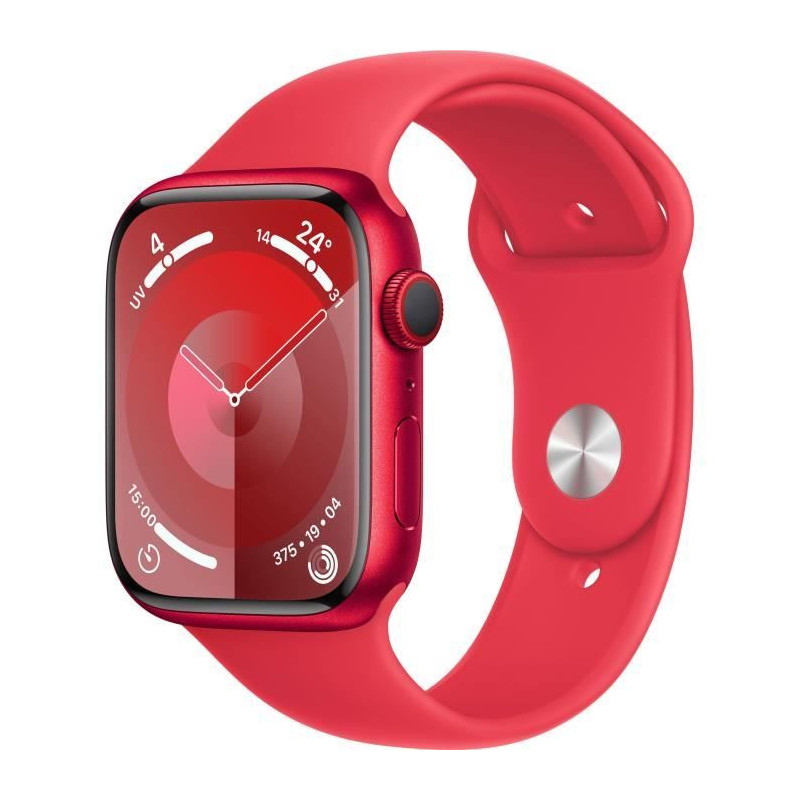Apple Watch Series 9 GPS - 45mm - Boîtier (PRODUCT)RED Aluminium - Bracelet (PRODUCT)RED Sport Band - M/L