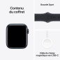 Apple Watch SE GPS - 40mm - Boîtier Midnight Aluminium - Bracelet Midnight Sport Band - S/M