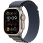 Apple Watch Ultra 2 GPS + Cellular- 49mm - Boîtier Titanium - Bracelet Blue Alpine Loop - Small