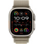 Apple Watch Ultra 2 GPS + Cellular- 49mm - Boîtier Titanium - Bracelet Olive Alpine Loop - Medium