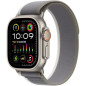 Apple Watch Ultra 2 GPS + Cellular- 49mm - Boîtier Titanium - Bracelet Green/Grey Trail Loop - M/L