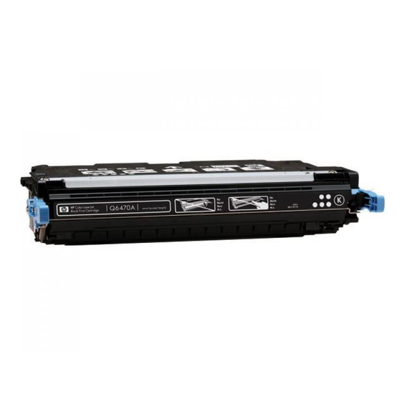 HP Cartridge No 501A HP501A HP 501A Black Schwarz (Q6470A)