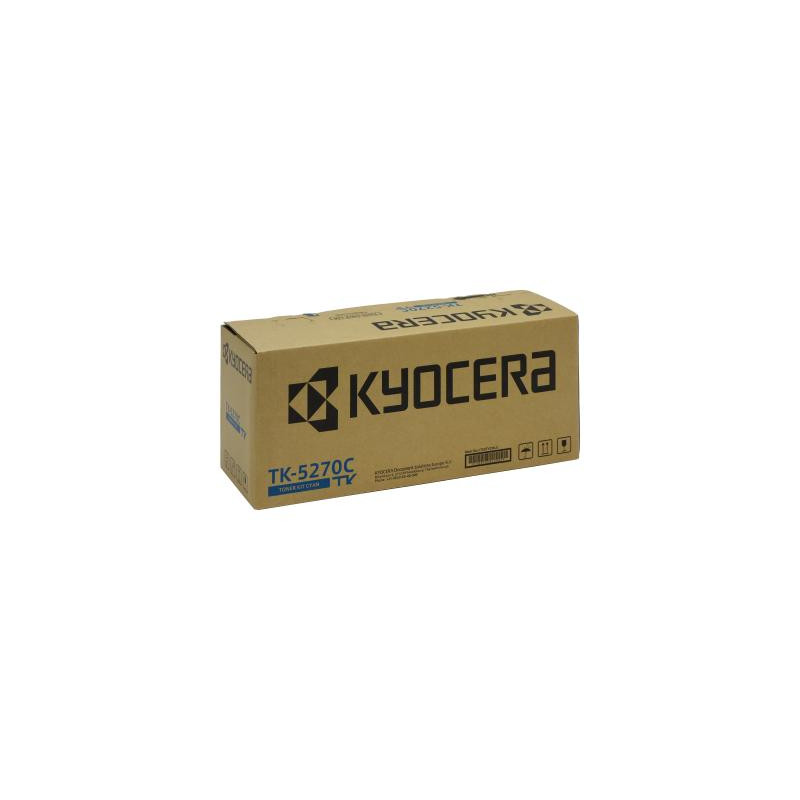 Kyocera Toner TK-5270C TK5270C Toner-Kit TonerKit Cyan (1T02TVCNL0)