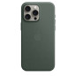 Coque en tissage fin avec MagSafe pour iPhone 15 Pro Max Chêne vert