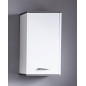 trendteam smart living armoire de toilette avec espace de rangement, Blanc/Argent fumée, 32 x 60 x 74 cm