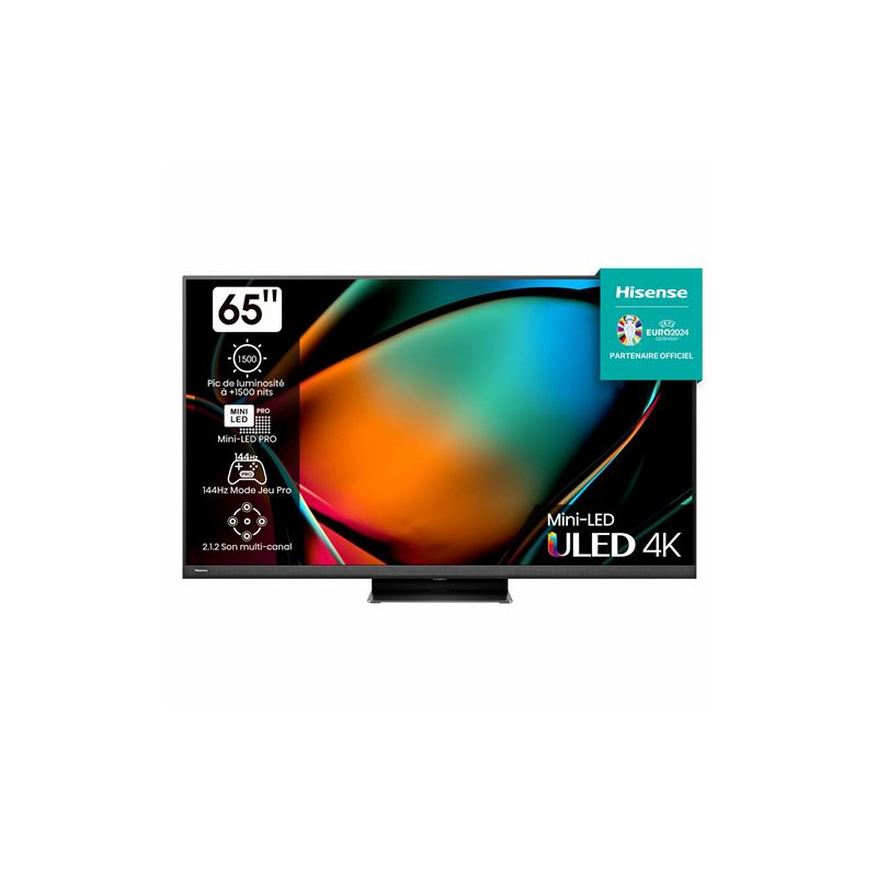 TV QLED Mini LED Hisense 65U8KQ 165 cm 4K UHD Smart TV Gris anthracite