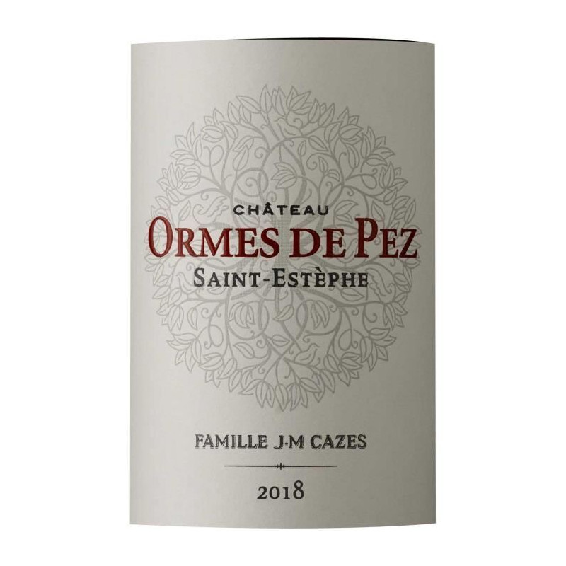 Château Ormes de Pez 2018 Saint-Estephe - Vin rouge de Bordeaux