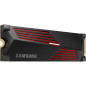 SAMSUNG - 990 PRO - Disque SSD Interne - 1 To - Avec dissipateur - PCIe 4.0 - NVMe 2.0 - M2 2280 - Jusqu'a 7450 Mo/s (MZ-V9P1T0G