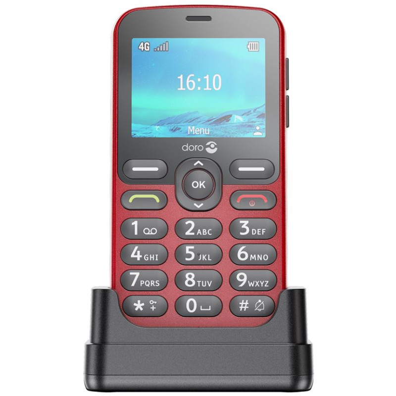 Téléphone portable bloc séniors Doro 2820 2,8" Micro SIM Rouge