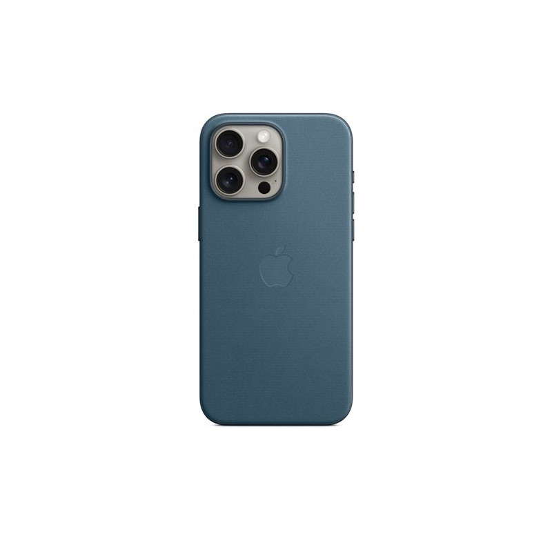 Coque en tissage fin avec MagSafe pour iPhone 15 Pro Max Bleu Pacifique