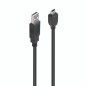 Câble Accsup USB A Mâle vers Mini USB Mâle 1,8 m Noir