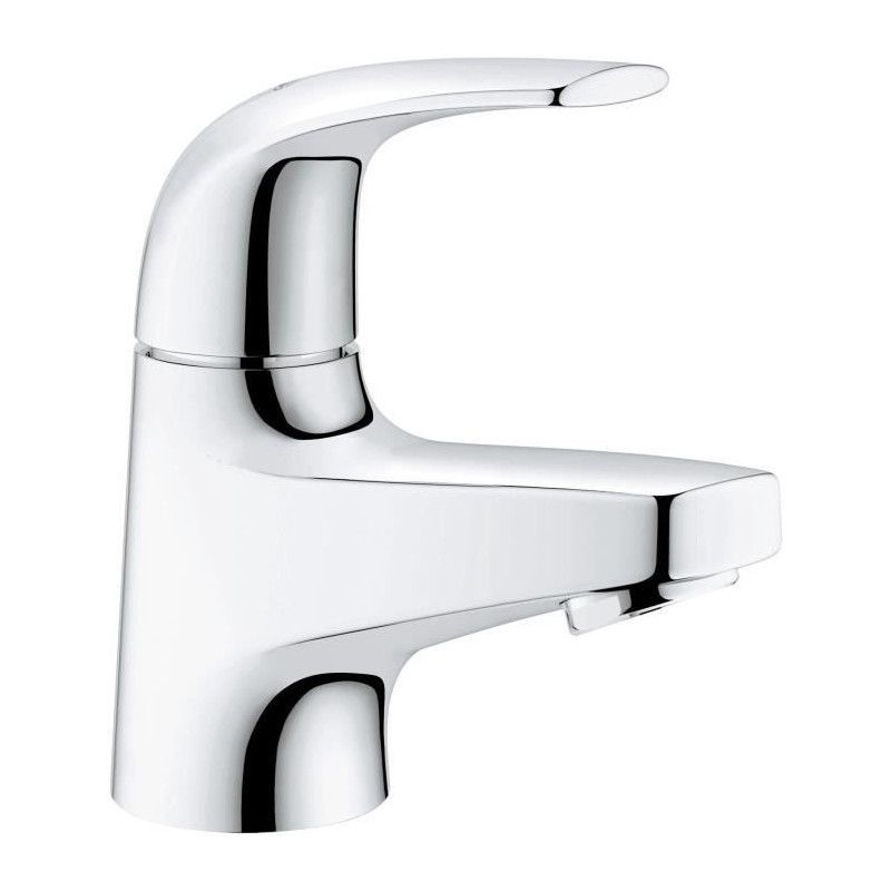 Robinet salle de bains monofluide lave-mains - GROHE Start Curve - Taille XS - Chromé - Economie d'eau - 20576000