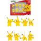 Bandai - Pokémon - 8 Figurines Battle - Pack de 8 Figurines Pikachu - JW2604