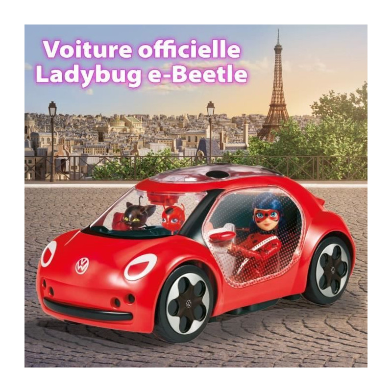 VOITURE MIRACULOUS LADYBUG - Volkswagen e-Beetle de Ladybug - Bandai EUR  67,52 - PicClick FR