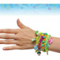 Bandai - Rainbow Loom Mega Combo Set - Fabrication de bracelets - Métier a tisser avec 5600 élastiques - Charms et Perles - CD