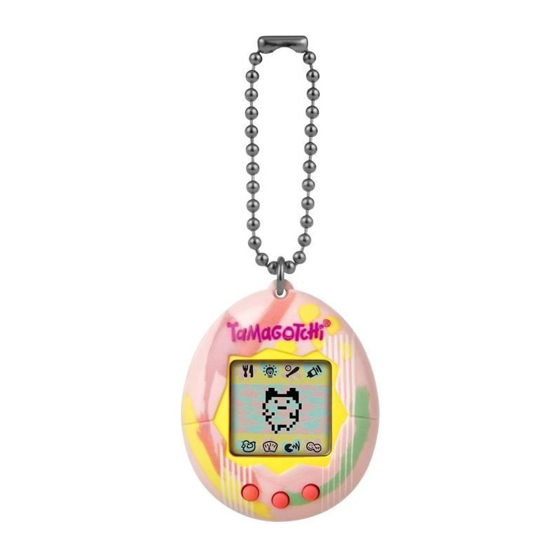 Bandai - Tamagotchi - Tamagotchi original - Art Style - Animal électronique virtuel avec écran, 3 boutons et jeux - 42883