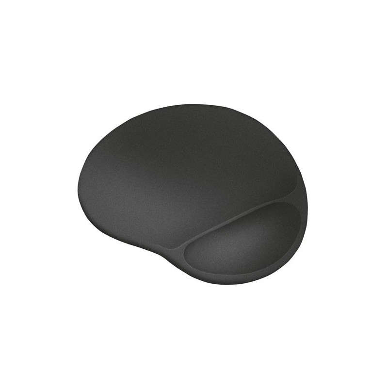 Tapis de souris ergonomique extra large Trust avec repose poignet en gel souple Noir