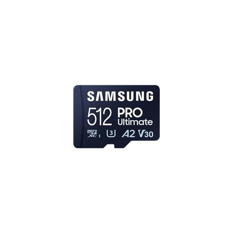 Carte mémoire microSDXC Samsung PRO Ultimate MB MY512SB 512 Go Bleu + lecteur