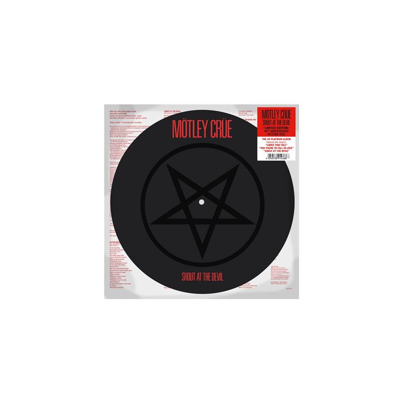 Shout At The Devil (40th Anniversary) Picture Disc