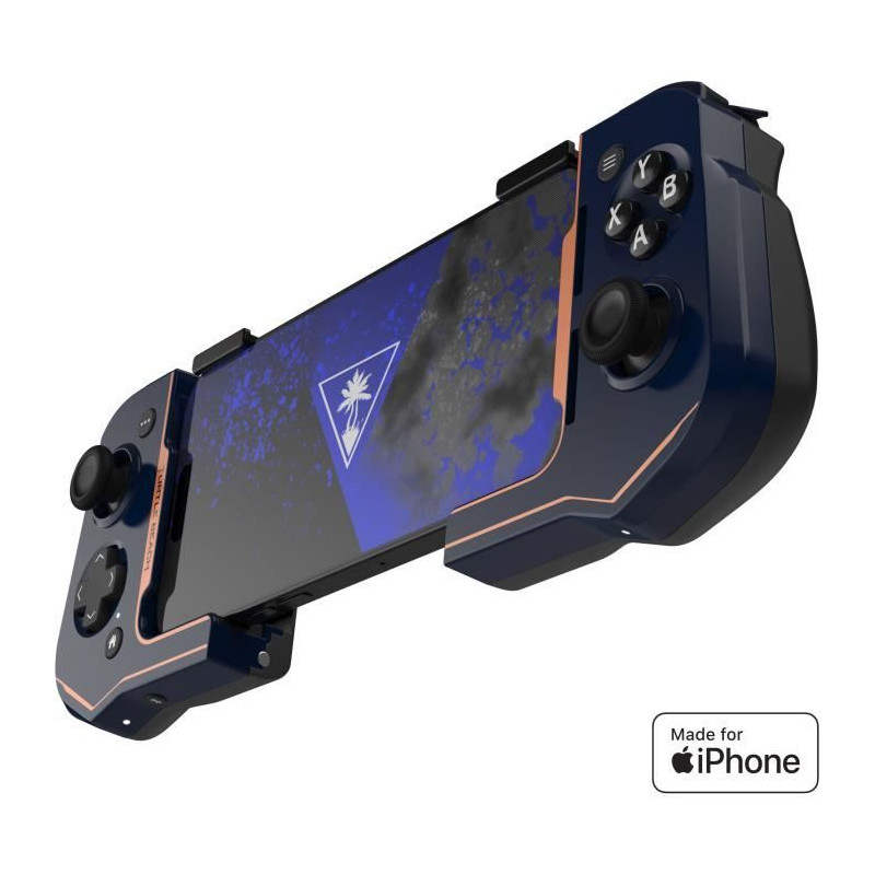 Manette de jeu sans fil - TURTLE BEACH - Atom - Bleu Cobalt - Pour mobile iOS