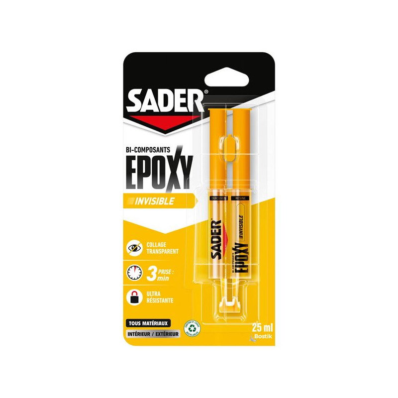SADER SADER COLLE EPOXY INVISIB.SERINGUE25ML SADER - 30621619