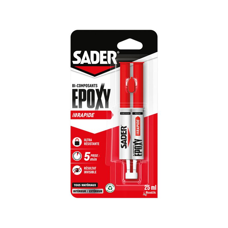 SADER SADER COLLE EPOXY RAPIDE SERINGUE 25ML SADER - 30621064