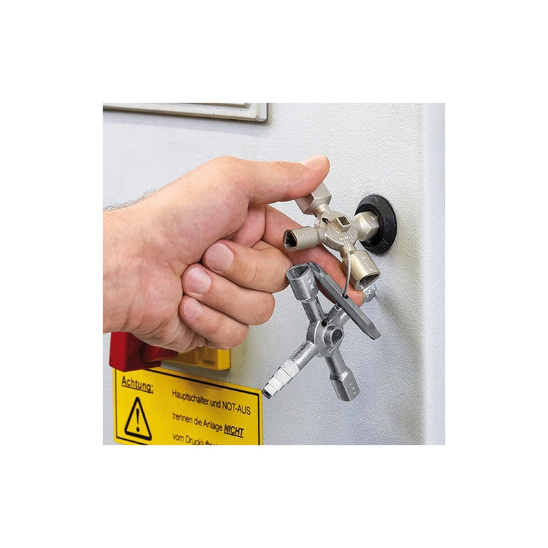 CLE UNIVERS.P/ARMOIRE 10 EMPRE.TWINKEY KNIPEX - 001101