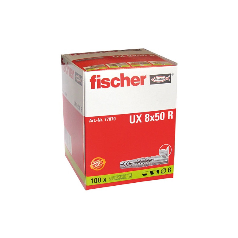 FISCHER CHEVILLE UX  8X50R BTE 100P FISCHER - 77870