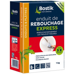 BOSTIK ENDUIT REBOUCHAGE EXPR.PDRE 1KG BOSTIK BOSTIK - 30604397