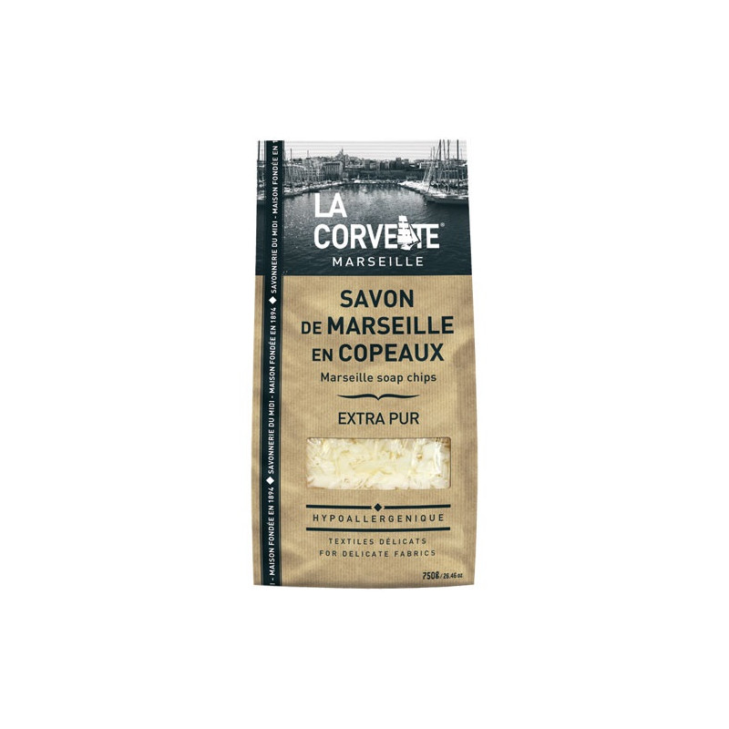 LA CORVETTE SAVON MARSEILLE COPEAUX 750G LA CORVET LA CORVETTE - 270750