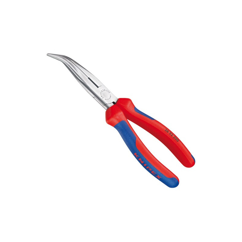 PINCE A BEC COUDEE BIMATIERE  200MM SB KNIPEX - 2622200SB