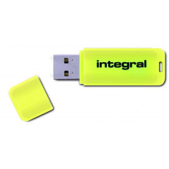 INTEGRAL Clé USB INTEGRAL NEON JAUNE 64 GO